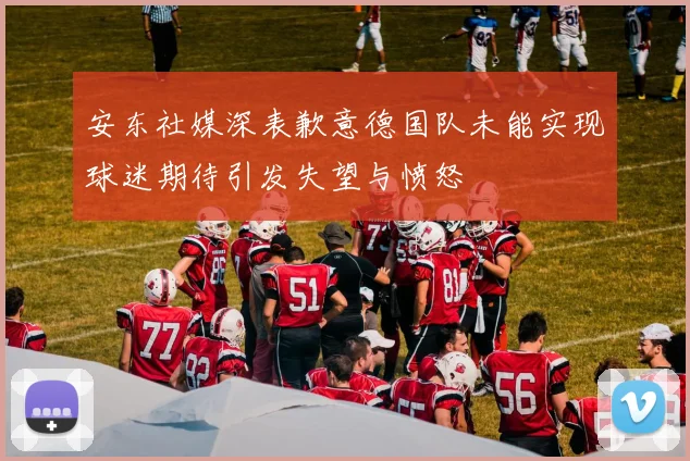 安东社媒深表歉意德国队未能实现球迷期待引发失望与愤怒